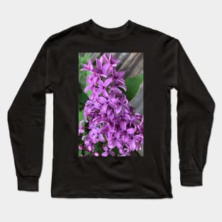 Purple Fragrant Lilac Heaven Long Sleeve T-Shirt